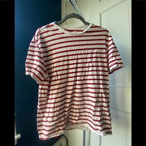 H&M Red Striped Tee